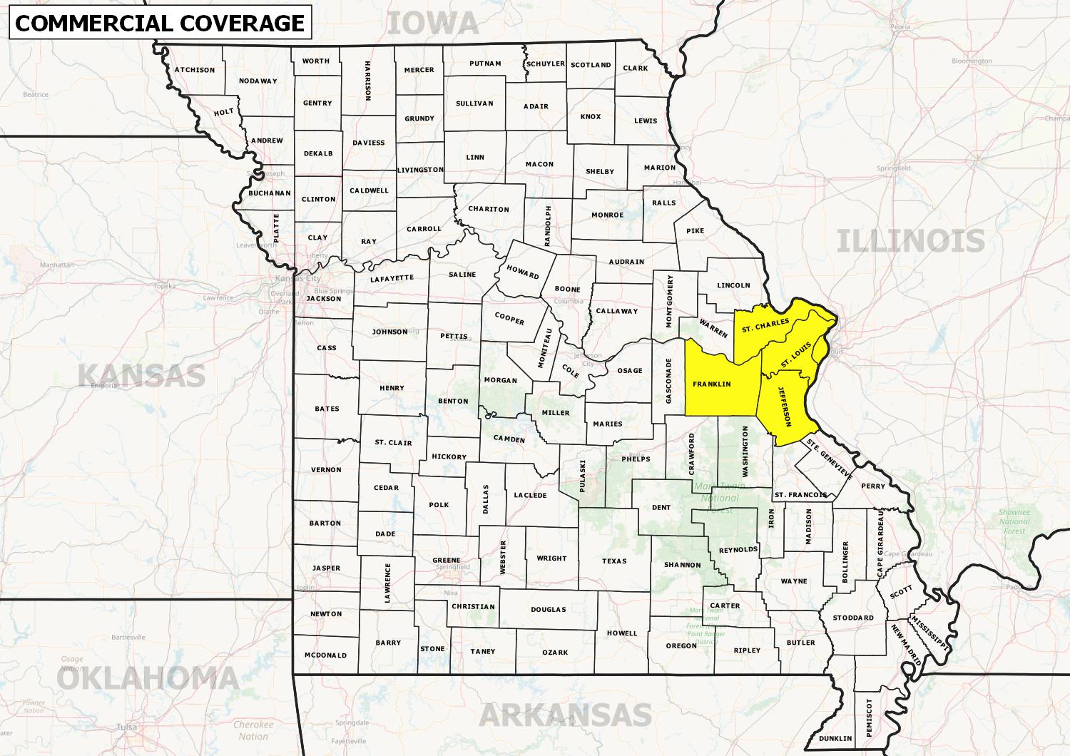 Missouri County Map